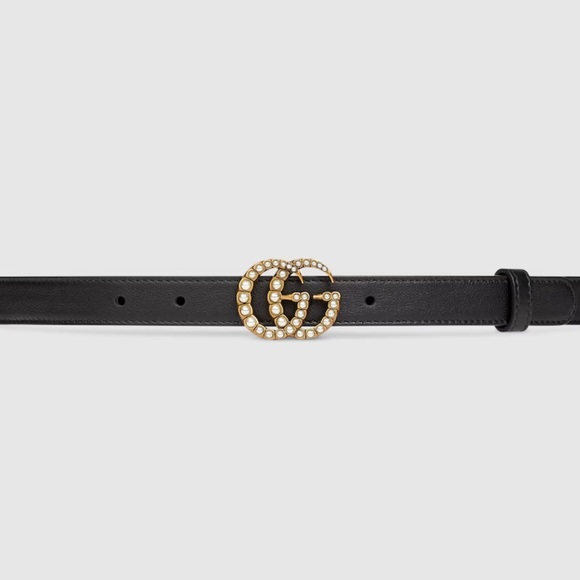 GUCCI Marmont Belt with Pearls (Size 85) - Picture 3 of 9
